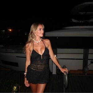 EDIKTED black lace dress